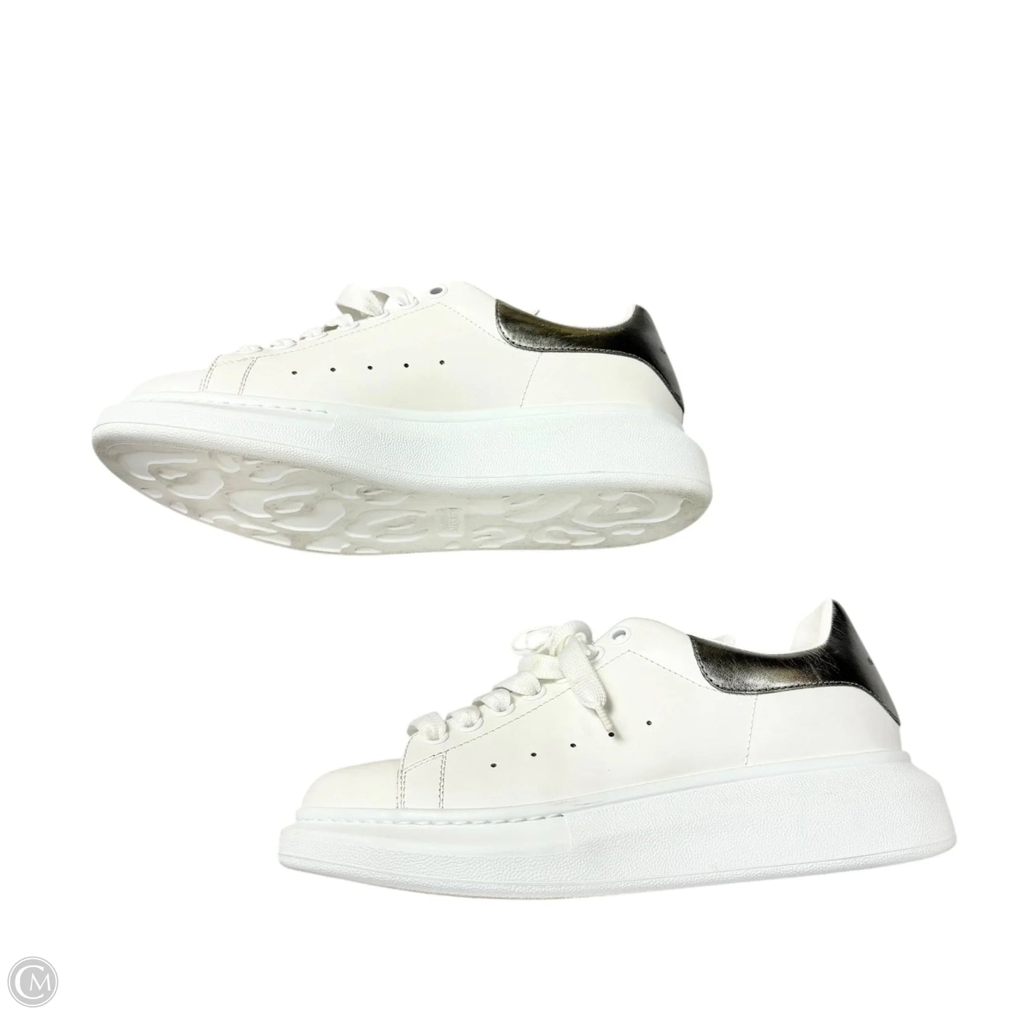 Shoes Luxury Designer By Alexander Mcqueen In White, Size: 10.5