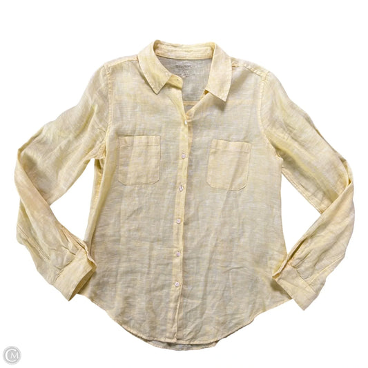 Top Long Sleeve Designer By Lilly Pulitzer In Yellow, Size: Xs