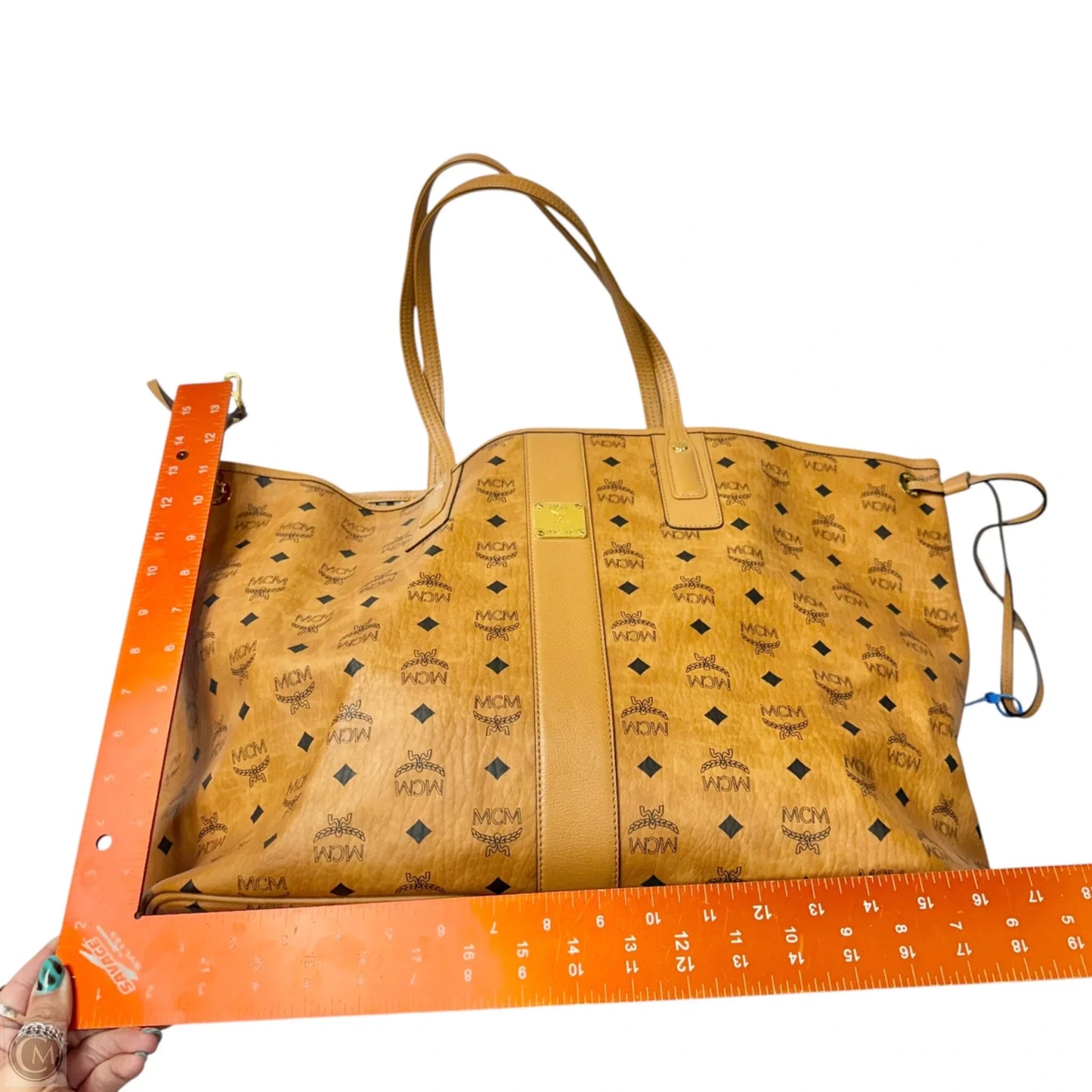 Tote Luxury Designer By Mcm, Size: Large