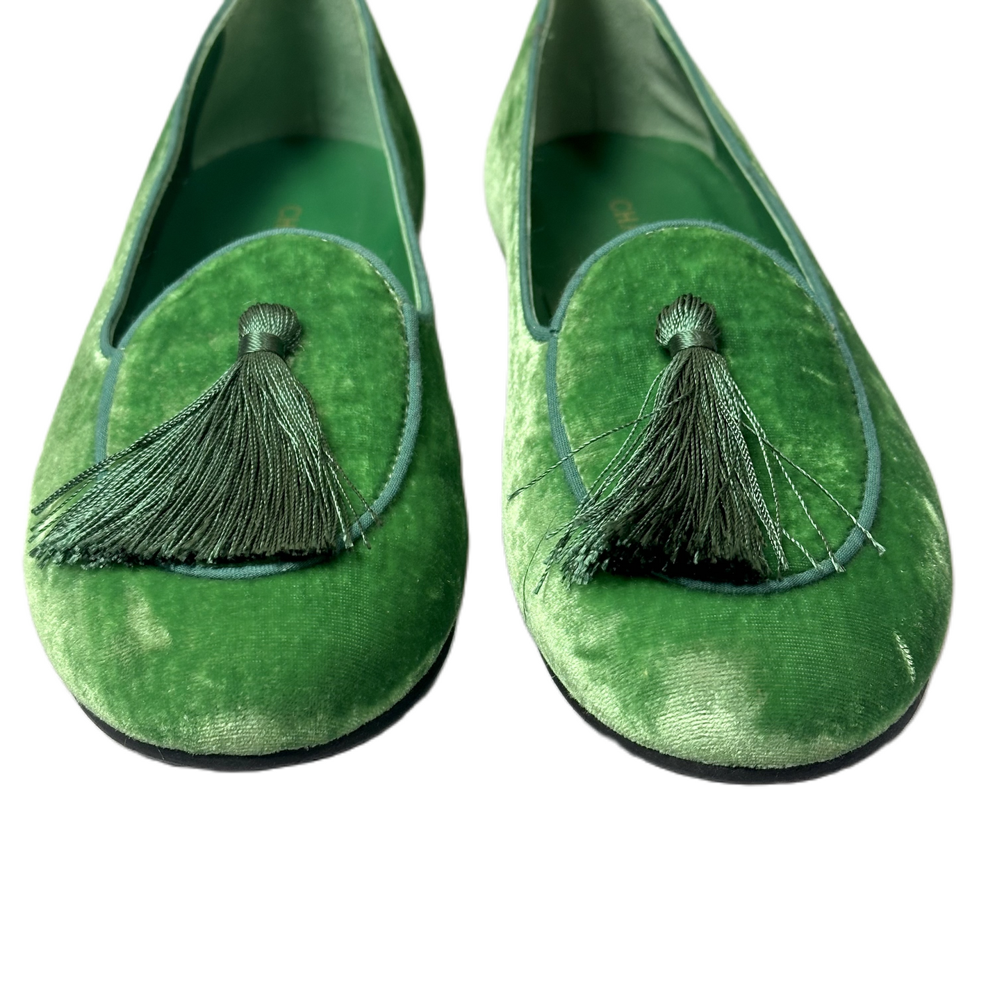 Shoes Flats By Charles Phillip In Green, Size: 6