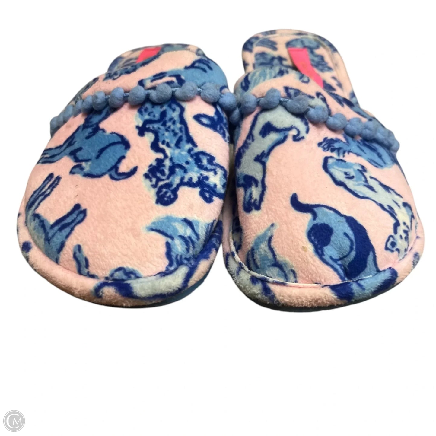 Slippers Designer By Lilly Pulitzer In Blue & Pink