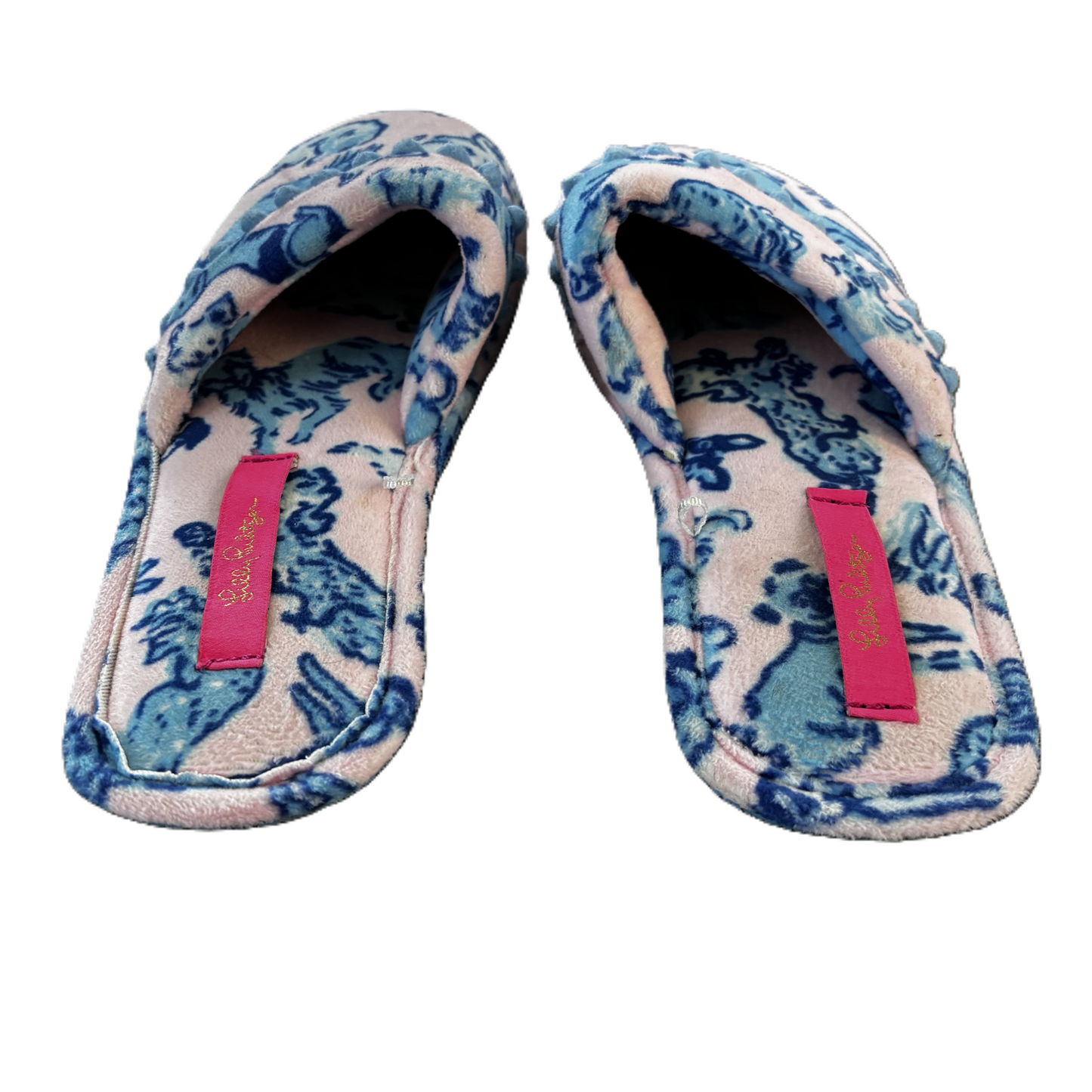 Slippers Designer By Lilly Pulitzer In Blue & Pink