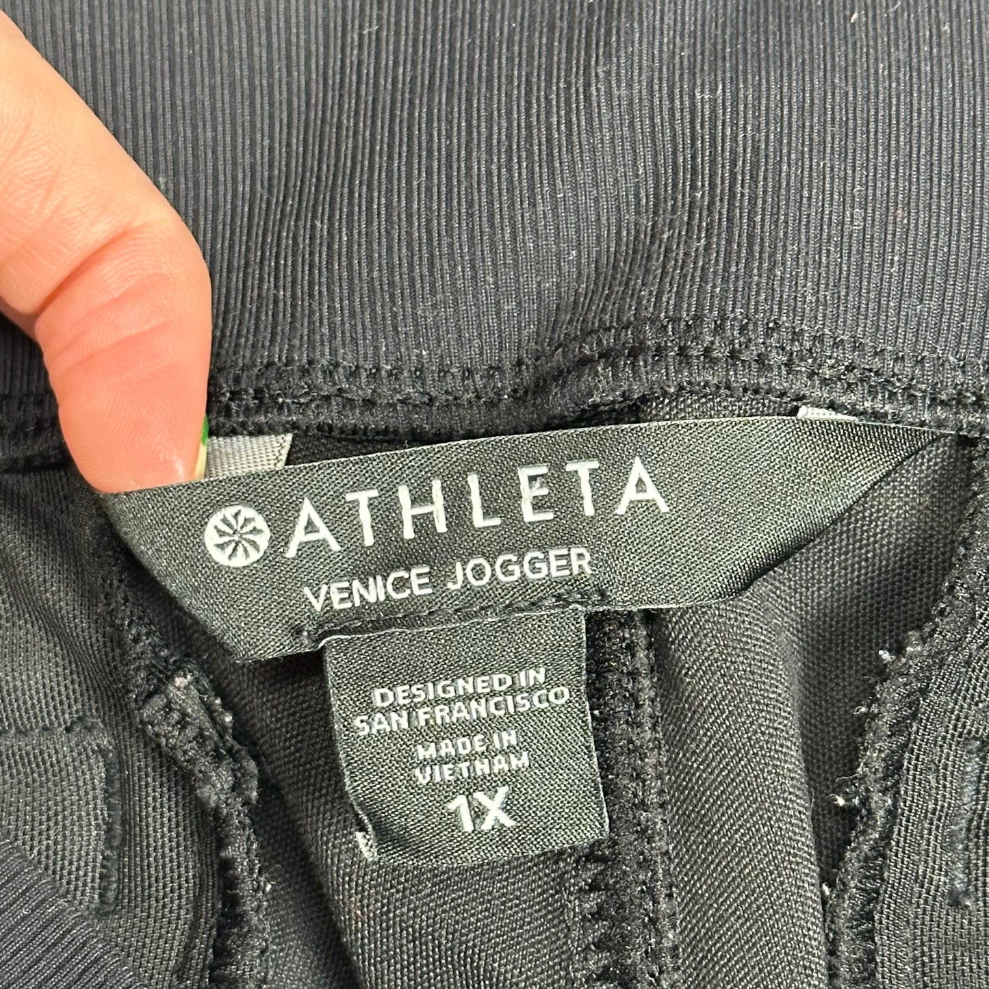 Athletic Pants By Athleta In Black, Size: 1x