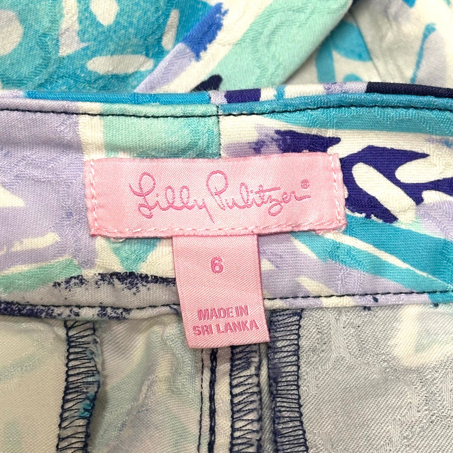 Pants Designer By Lilly Pulitzer In Blue, Size: 6