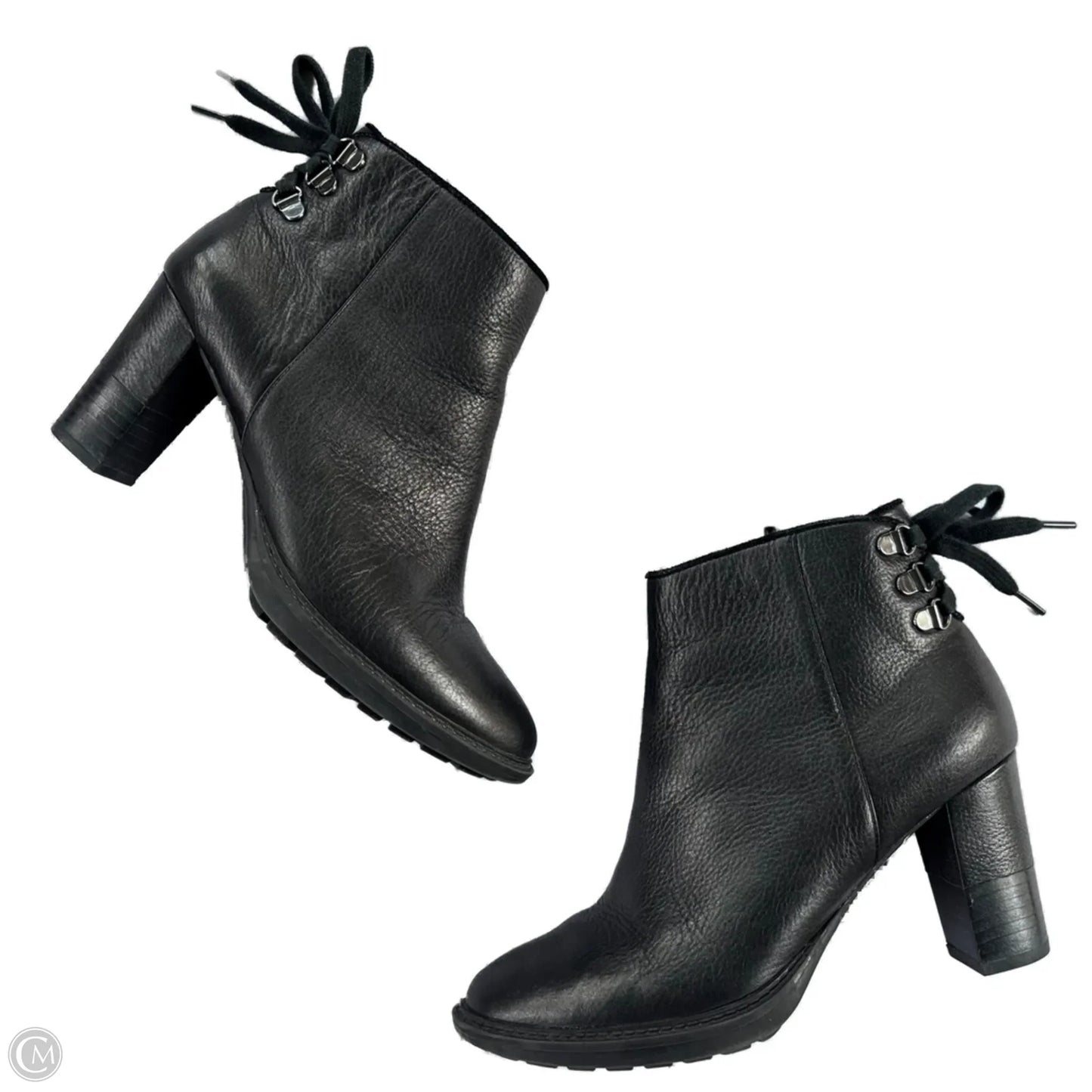 Boots Ankle Heels By Aerosoles In Black, Size: 8.5