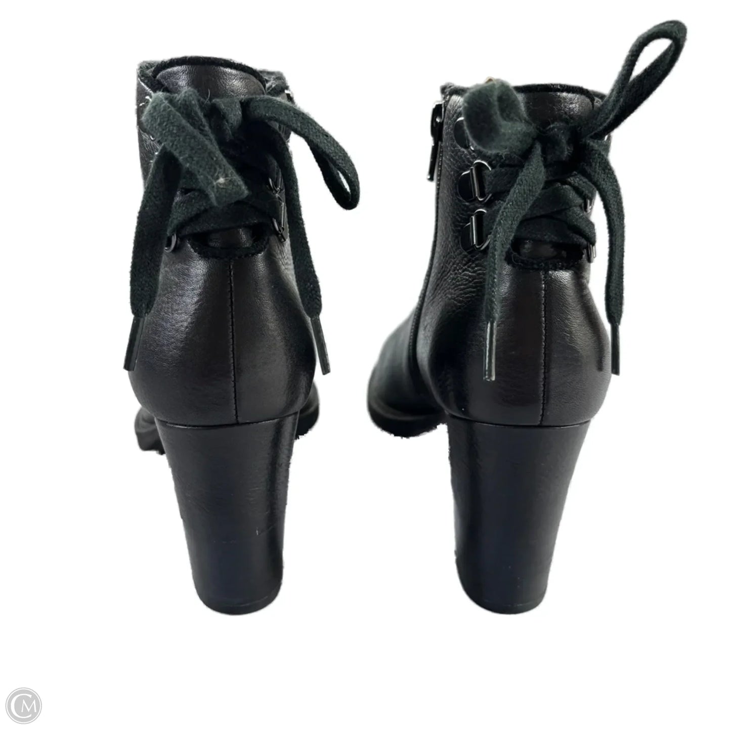 Boots Ankle Heels By Aerosoles In Black, Size: 8.5