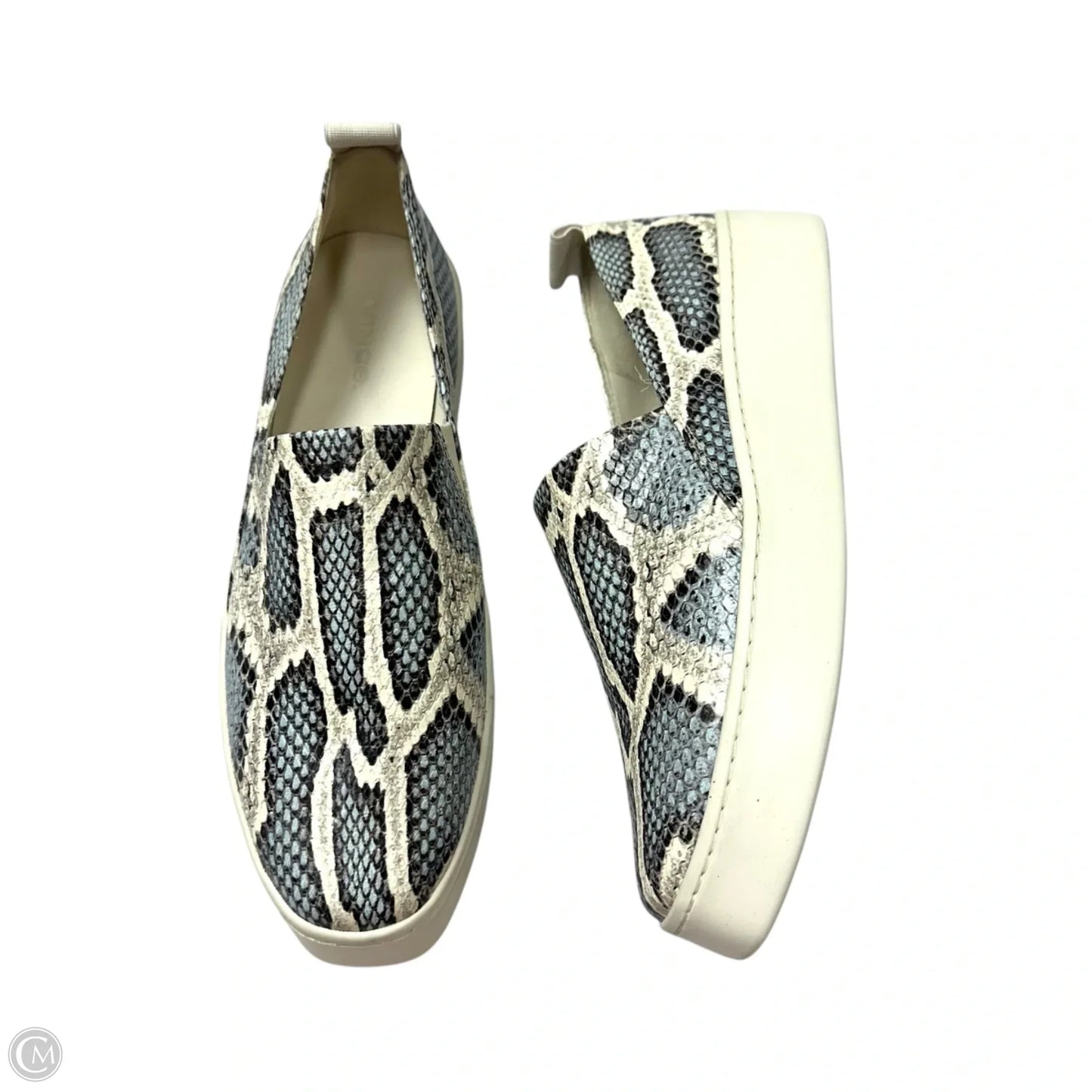Shoes Flats By Vince In Snakeskin Print, Size: 8
