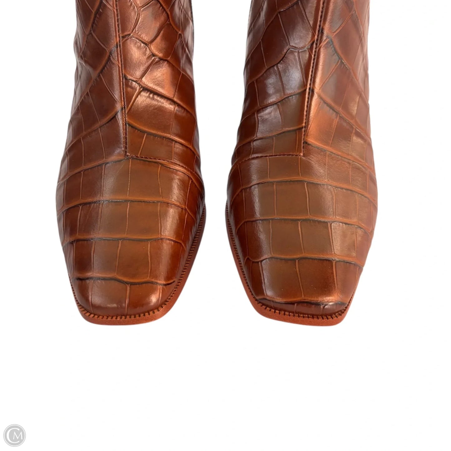 Boots Ankle Heels By Vince Camuto In Brown, Size: 10