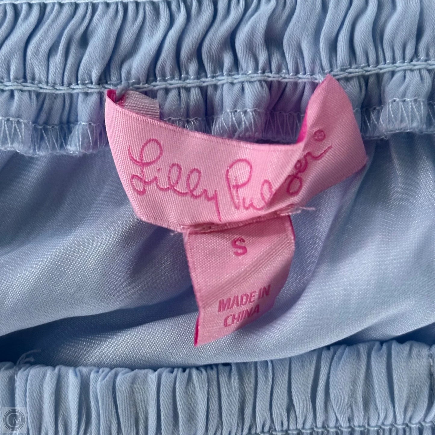 Top Long Sleeve Designer By Lilly Pulitzer In Blue, Size: S