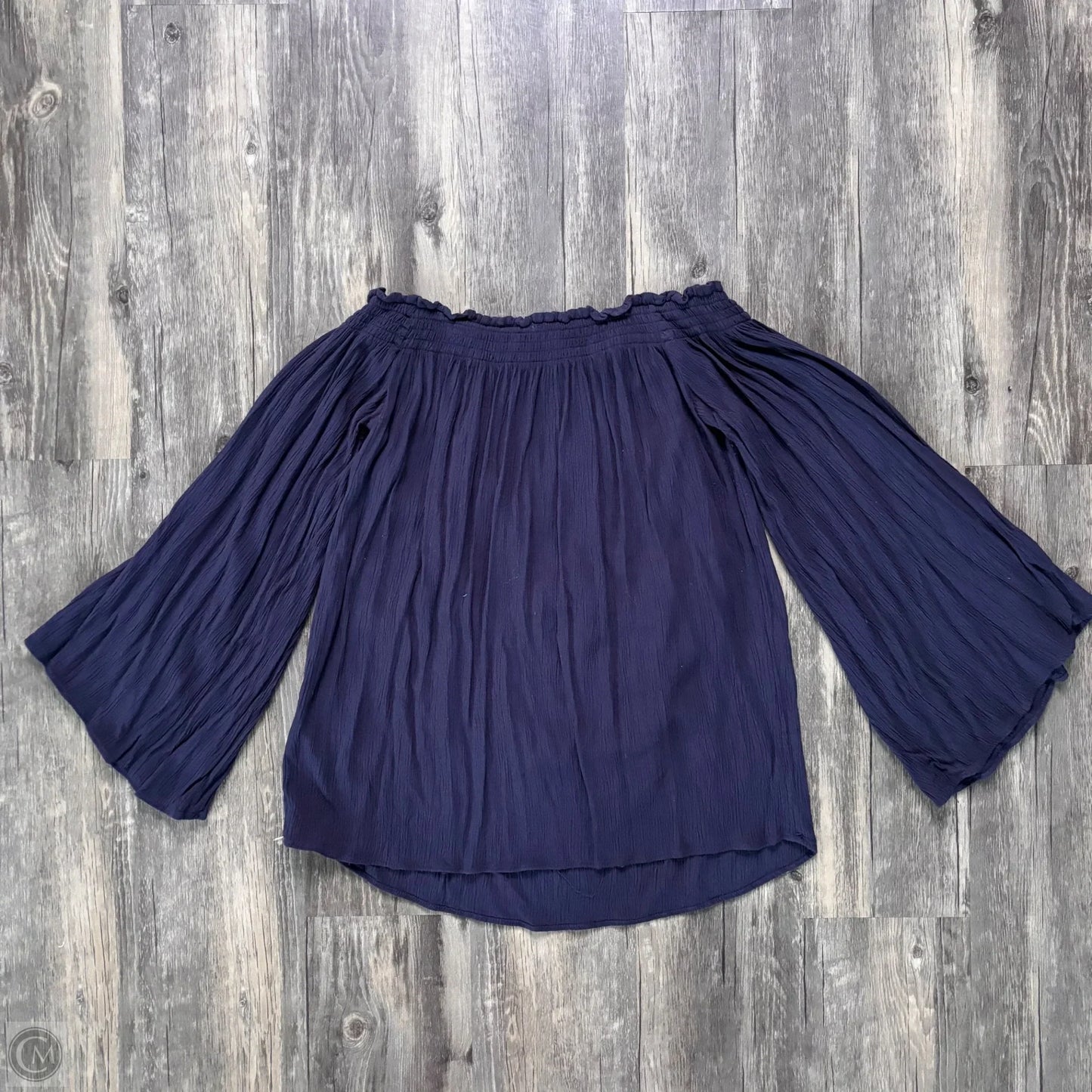 Top Long Sleeve Designer By Lilly Pulitzer In Blue, Size: Xs