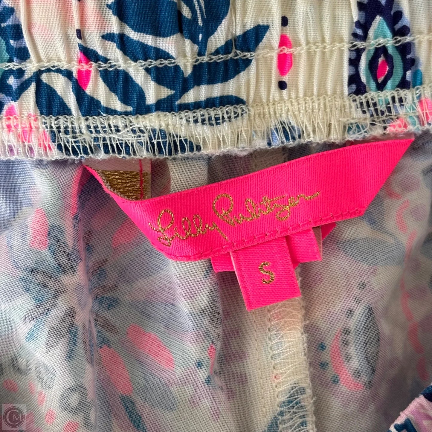 Shorts Designer By Lilly Pulitzer In Blue & Pink, Size: S