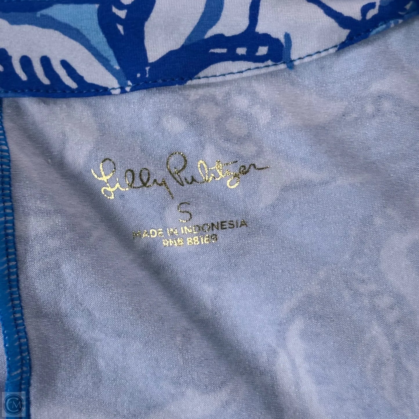 Dress Designer By Lilly Pulitzer In Blue & White, Size: S