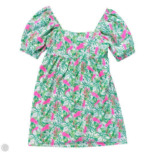Dress Designer By Lilly Pulitzer In Green & Pink, Size: S