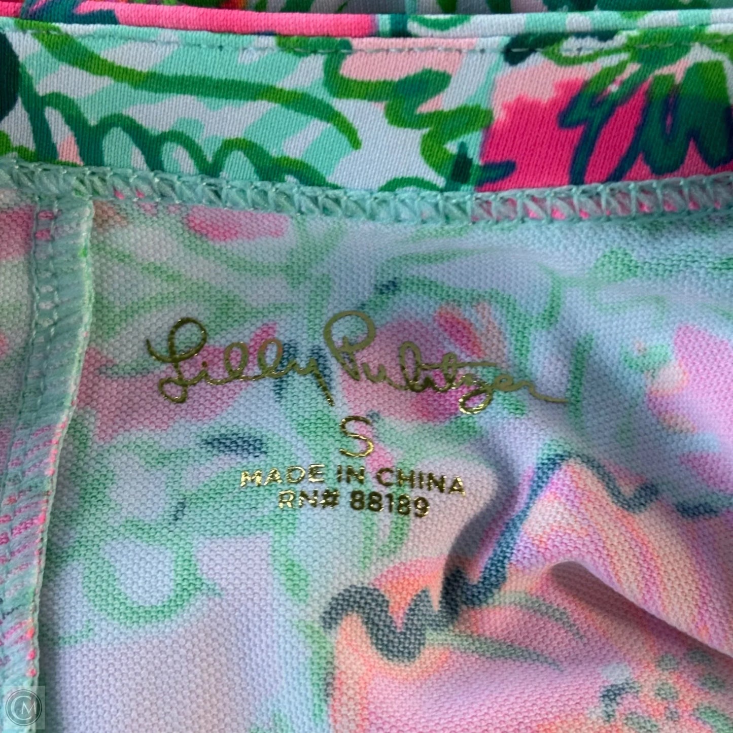 Dress Designer By Lilly Pulitzer In Green & Pink, Size: S