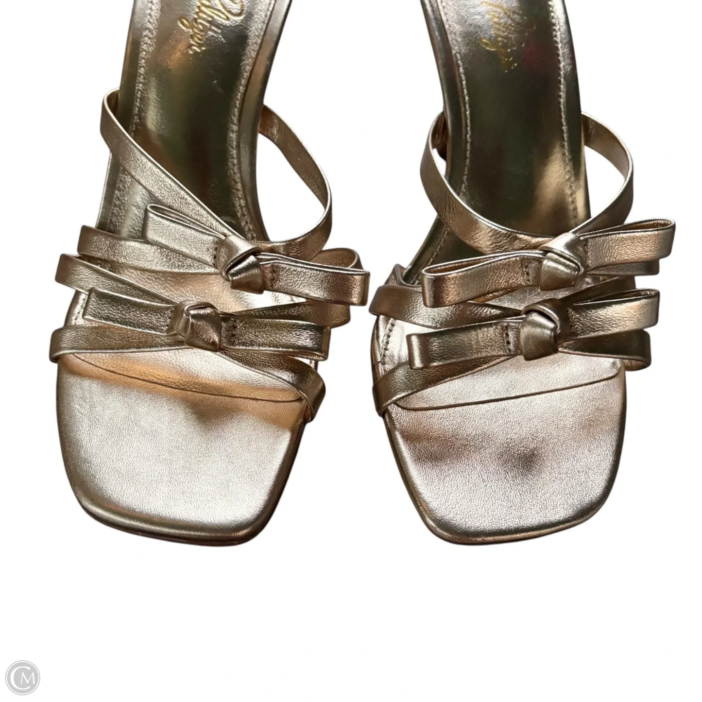 Sandals Designer By Lilly Pulitzer In Gold, Size: 6