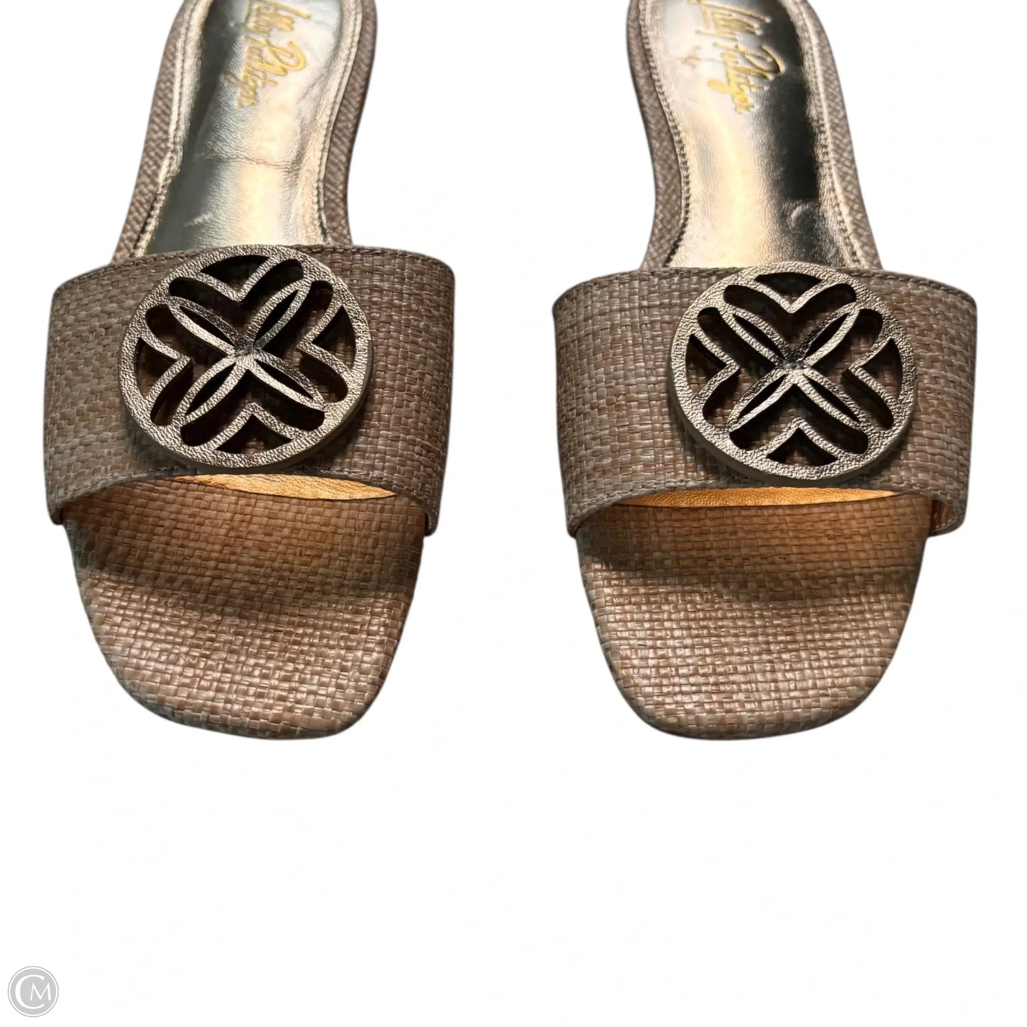 Sandals Designer By Lilly Pulitzer In Tan, Size: 6