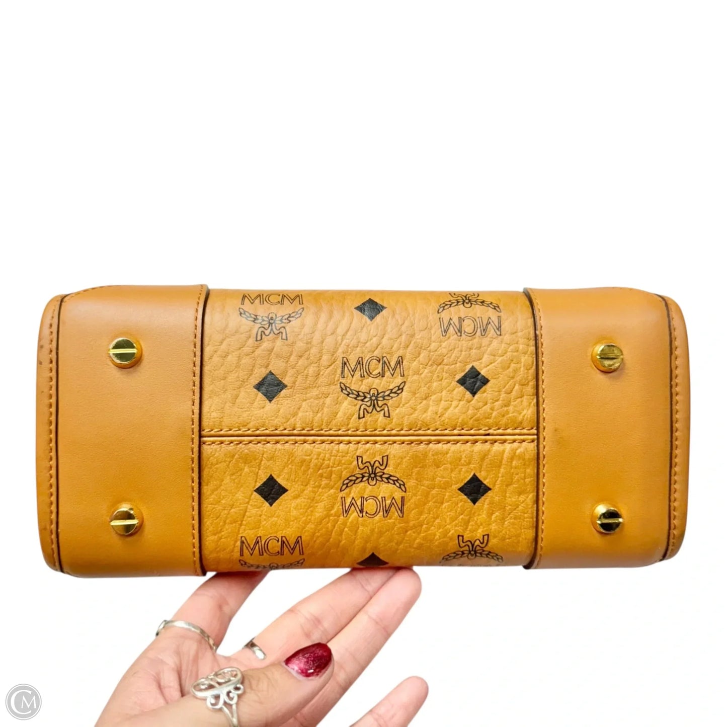 Handbag Luxury Designer By Mcm, Size: Small