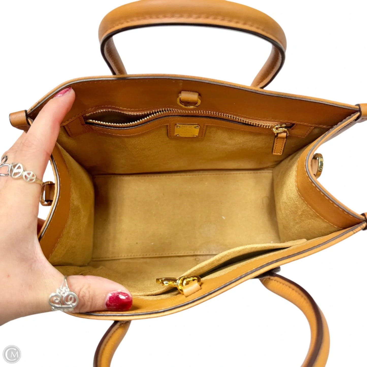 Handbag Luxury Designer By Mcm, Size: Small