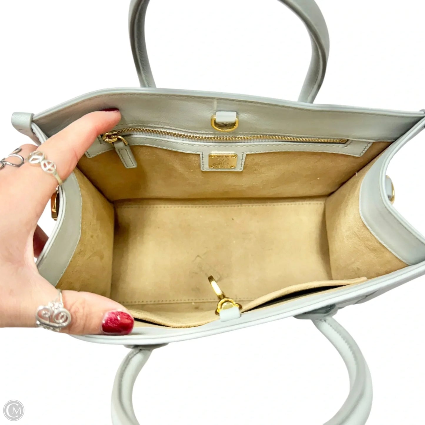 Handbag Luxury Designer By Mcm, Size: Small