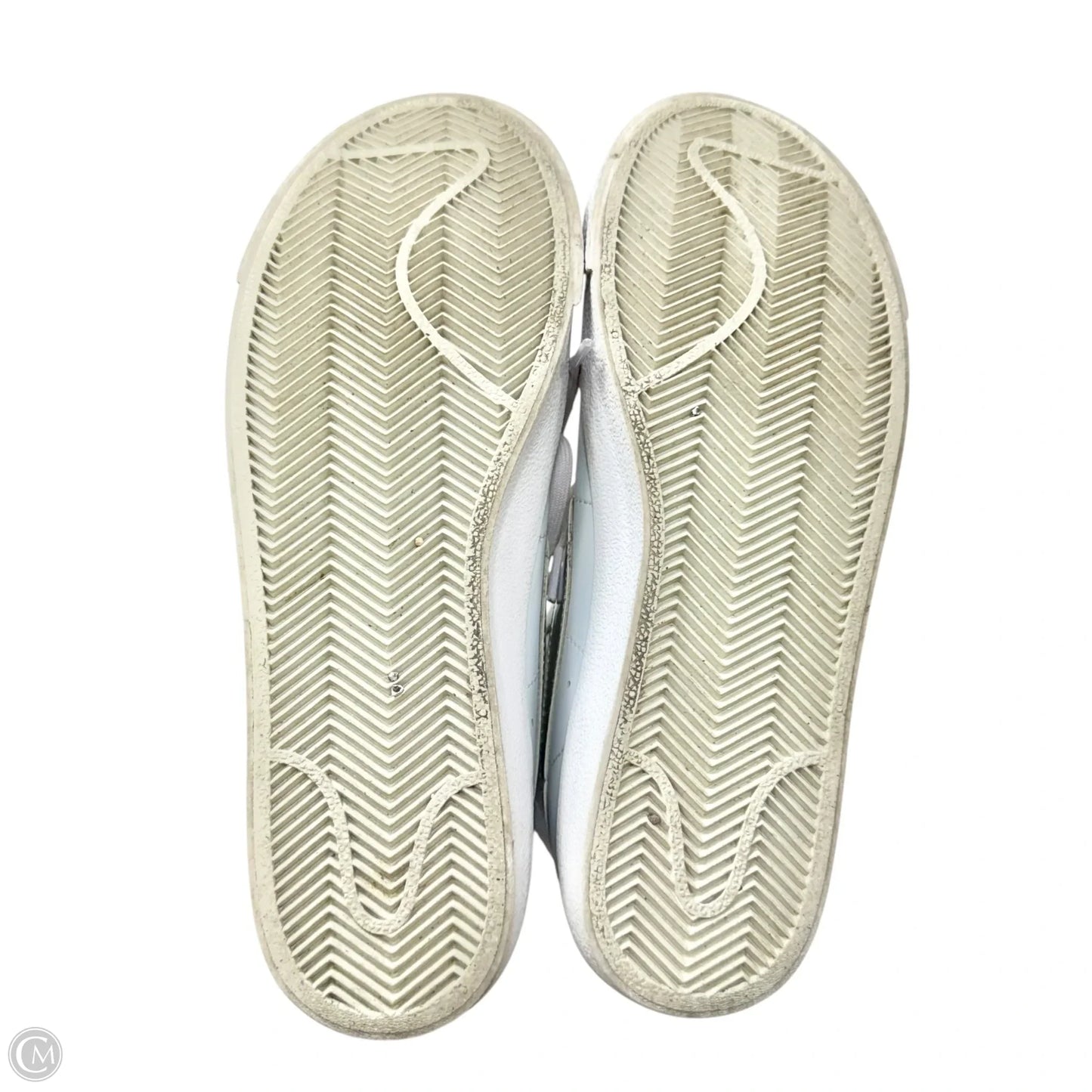 Shoes Sneakers By Nike In Blue & Silver, Size: 8.5