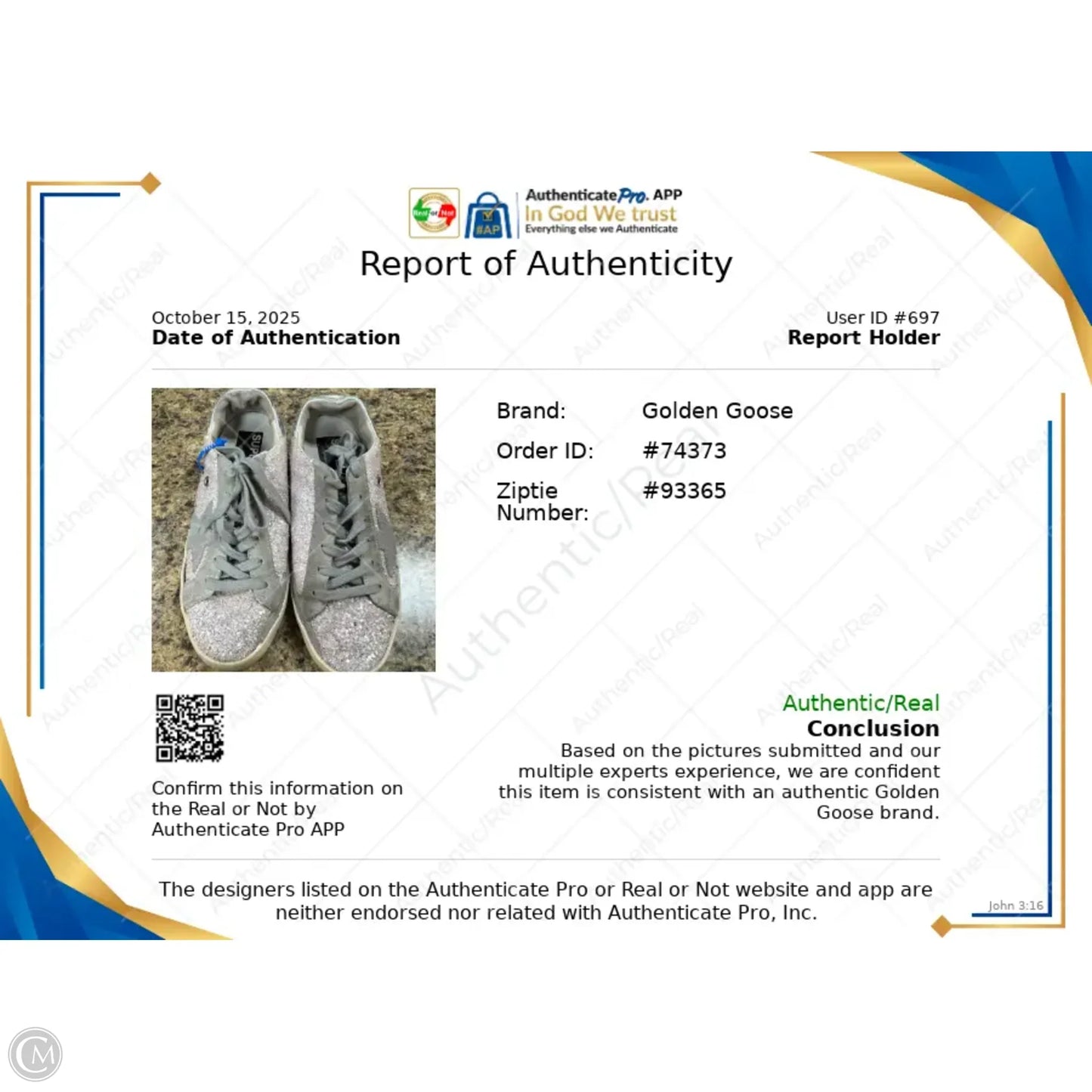 Shoes Luxury Designer By Golden Goose In Silver, Size: 5.5