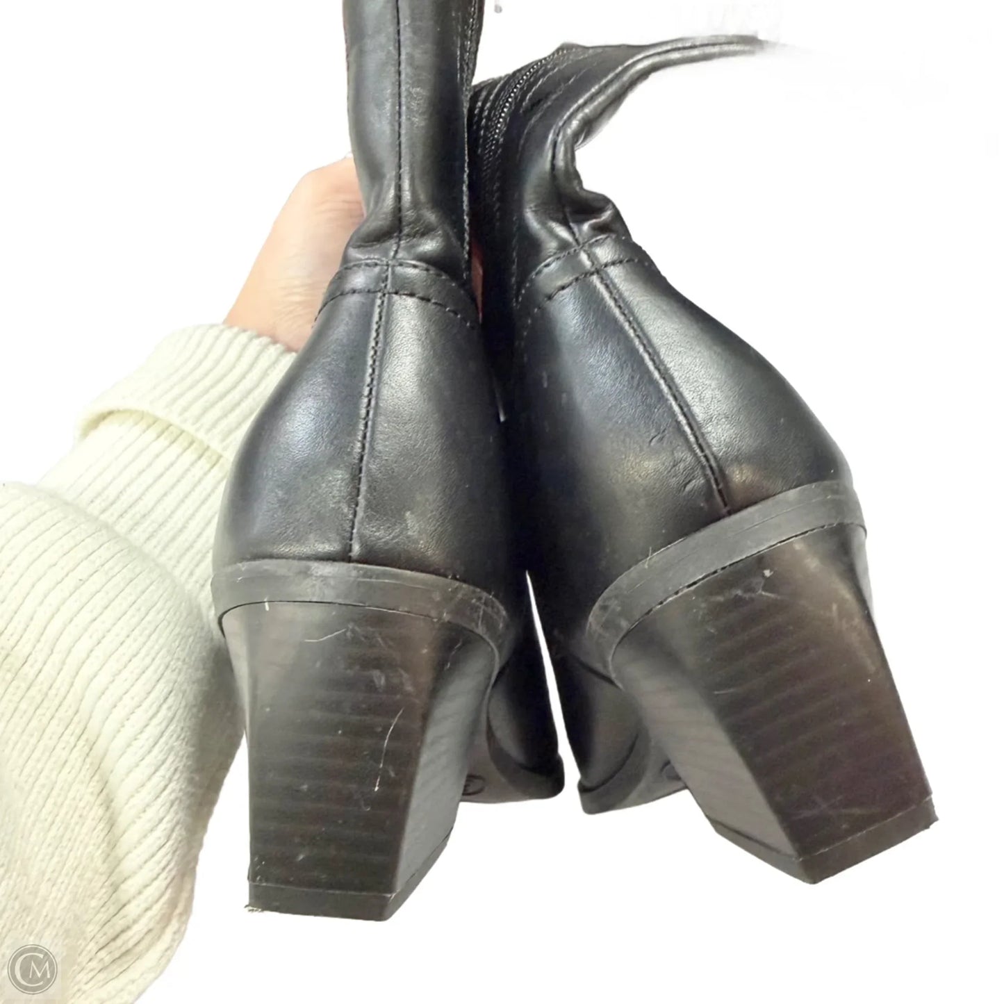 Boots Mid-calf Heels By Madden Nyc In Black, Size: 8