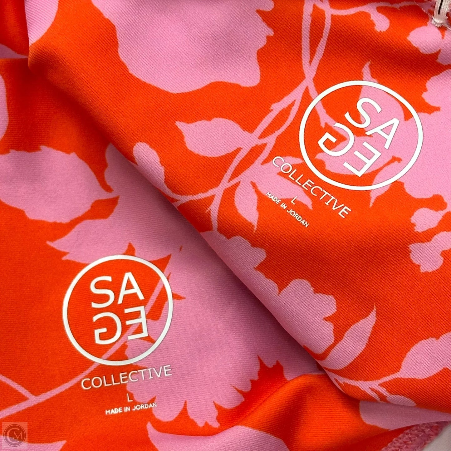 Athletic Shorts 2pc By Sage In Pink & Red, Size: L