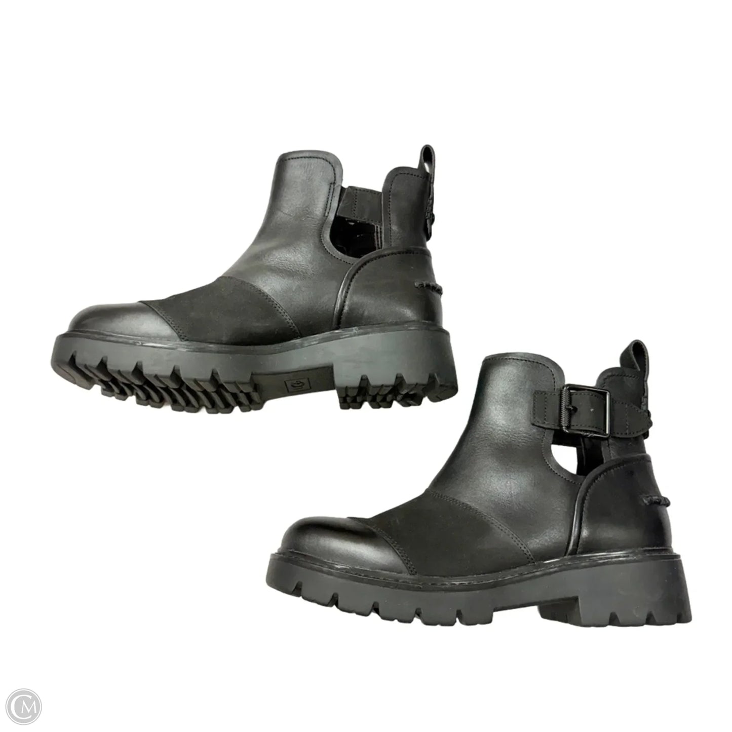 Boots Designer By Ugg In Black, Size: 8