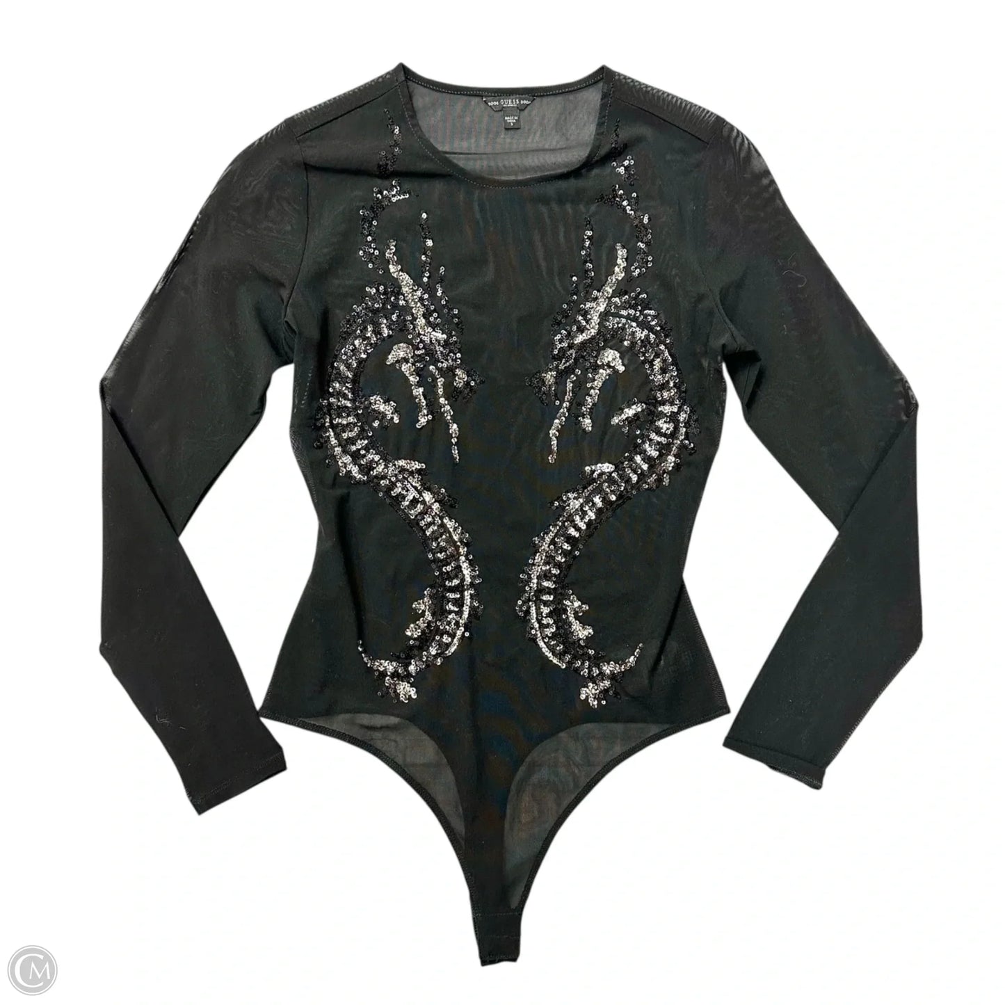 Bodysuit By Guess In Black, Size: S