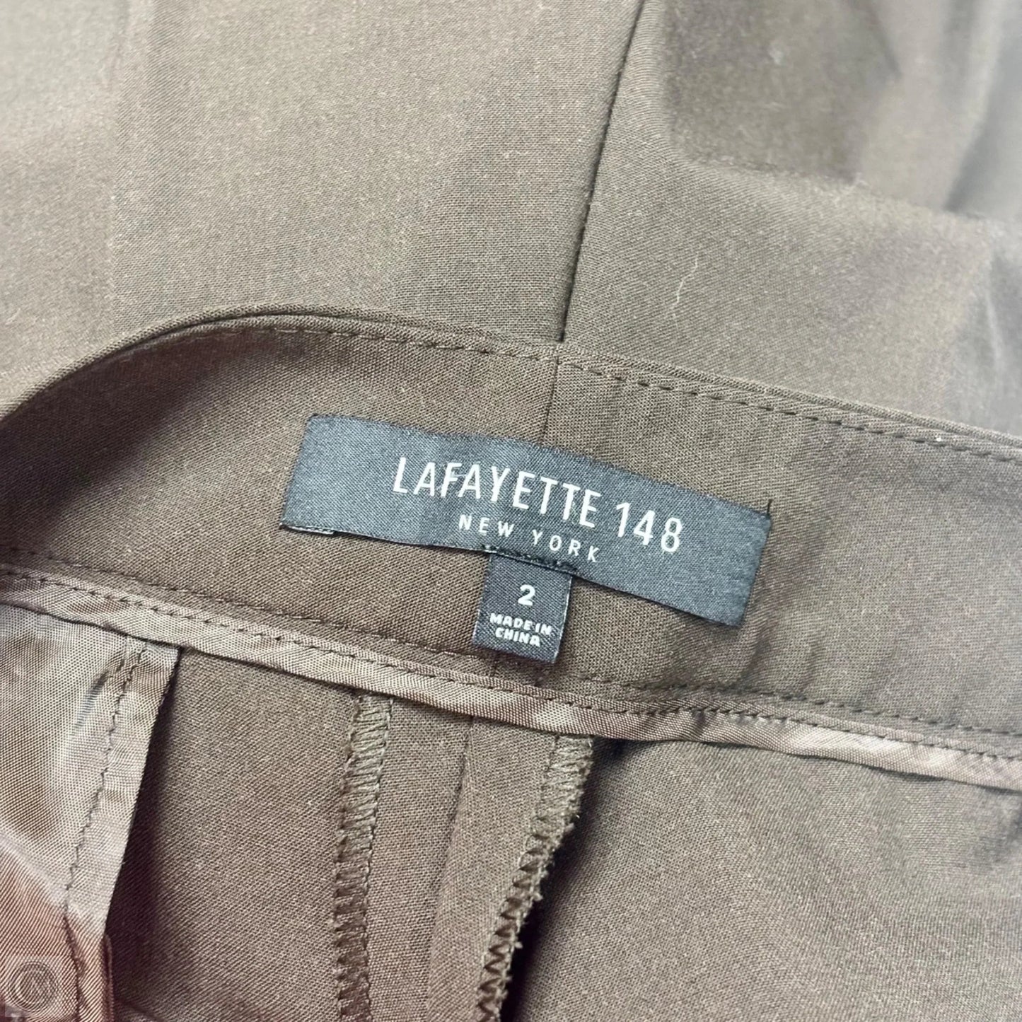 Pants Designer By Lafayette 148 In Brown, Size: 2