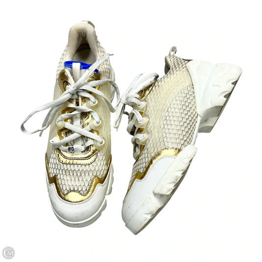 Shoes Luxury Designer By Christian Dior In White, Size: 8.5