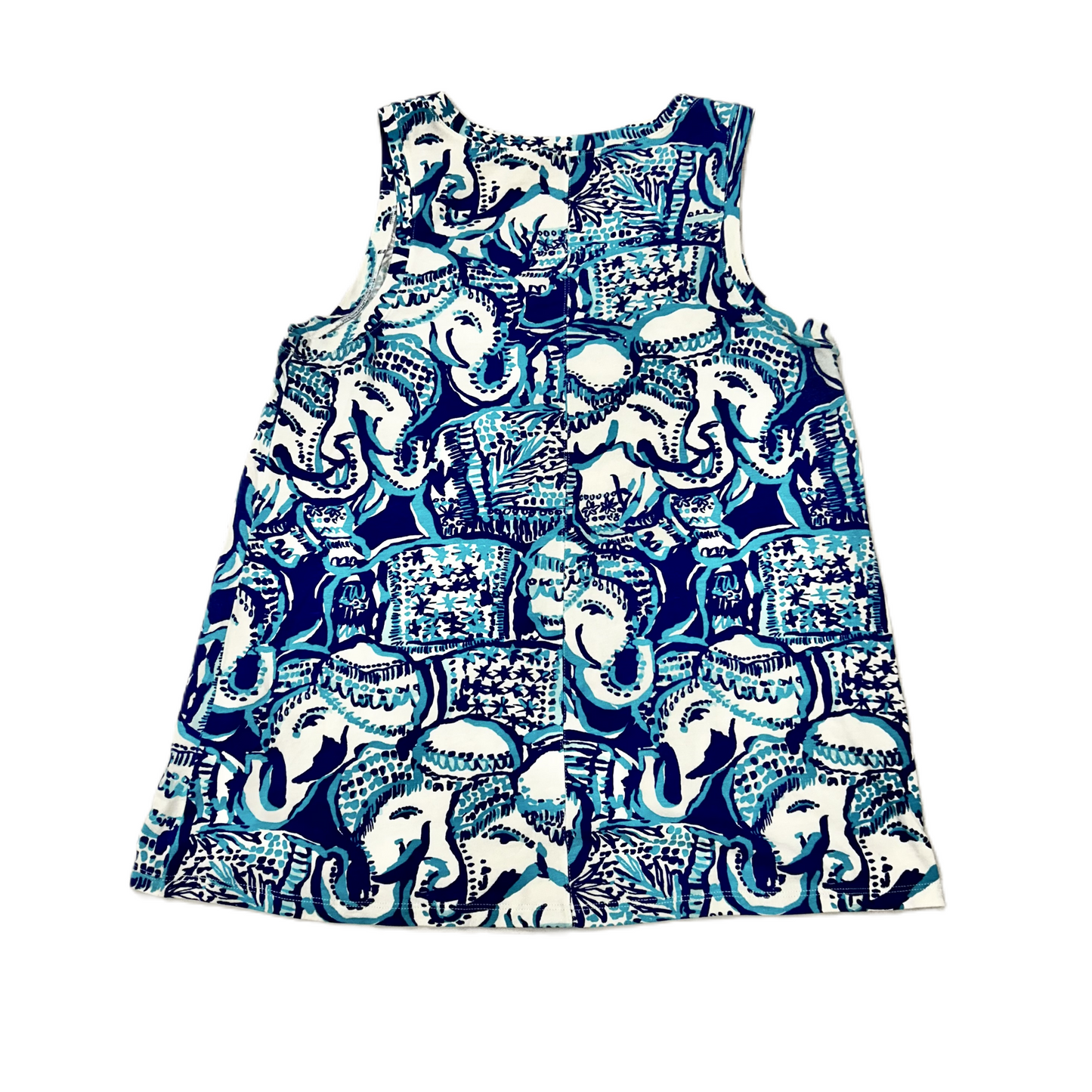 Top Sleeveless By Lilly Pulitzer In Blue White, Size: Xs