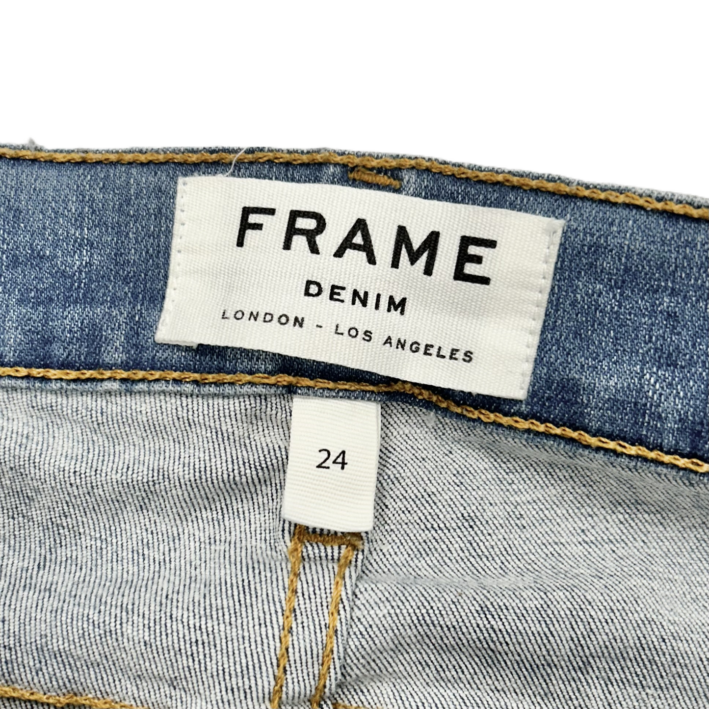 Denim Blue Jeans Designer By Frame, Size: 00