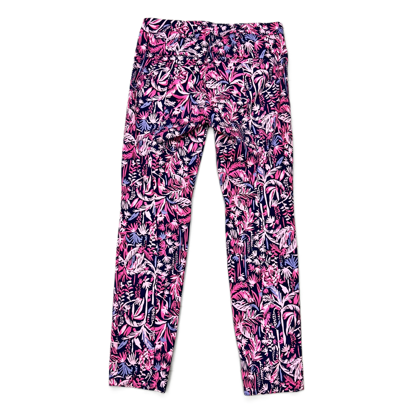 Pink Blue Pants Designer By Lilly Pulitzer, Size: 2