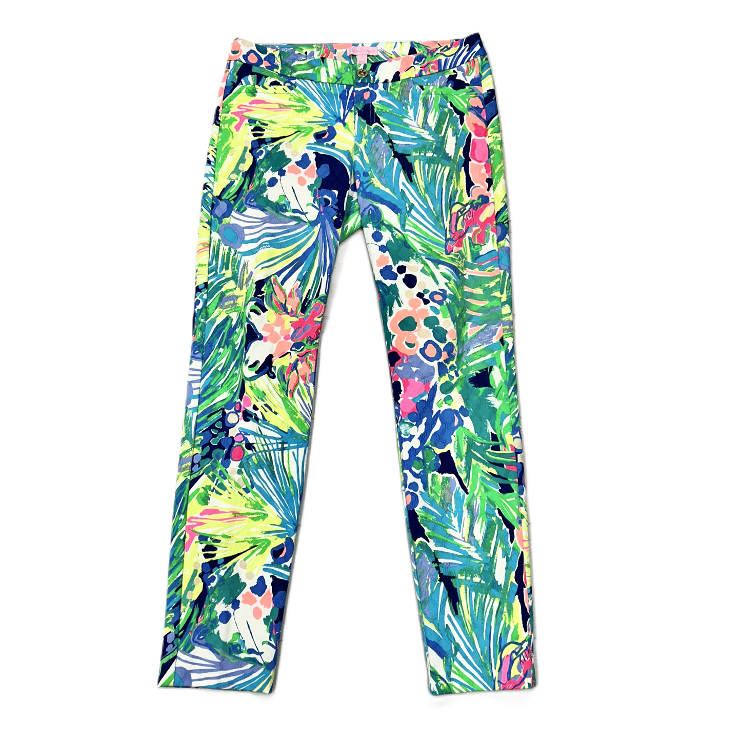 Blue Green Pants Designer By Lilly Pulitzer, Size: 2