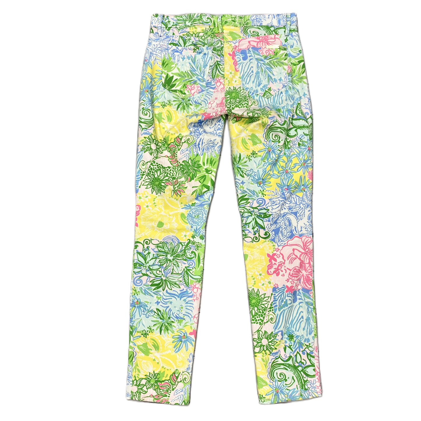 Blue Green Pants Designer By Lilly Pulitzer, Size: 4