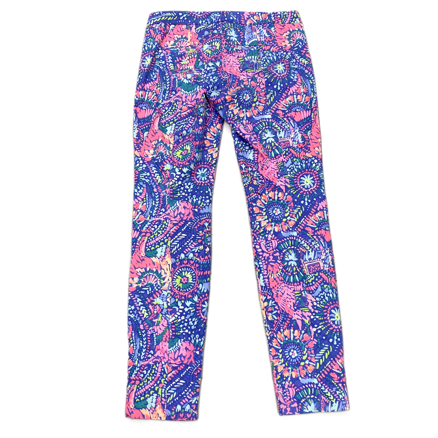 Pink Blue Pants Designer By Lilly Pulitzer, Size: 2