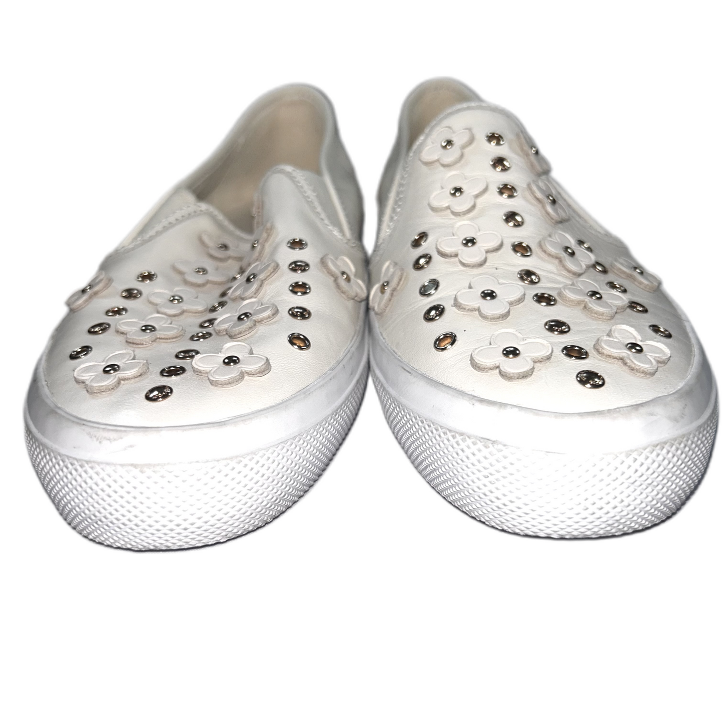 Shoes Designer By Coach In Cream, Size: 7.5