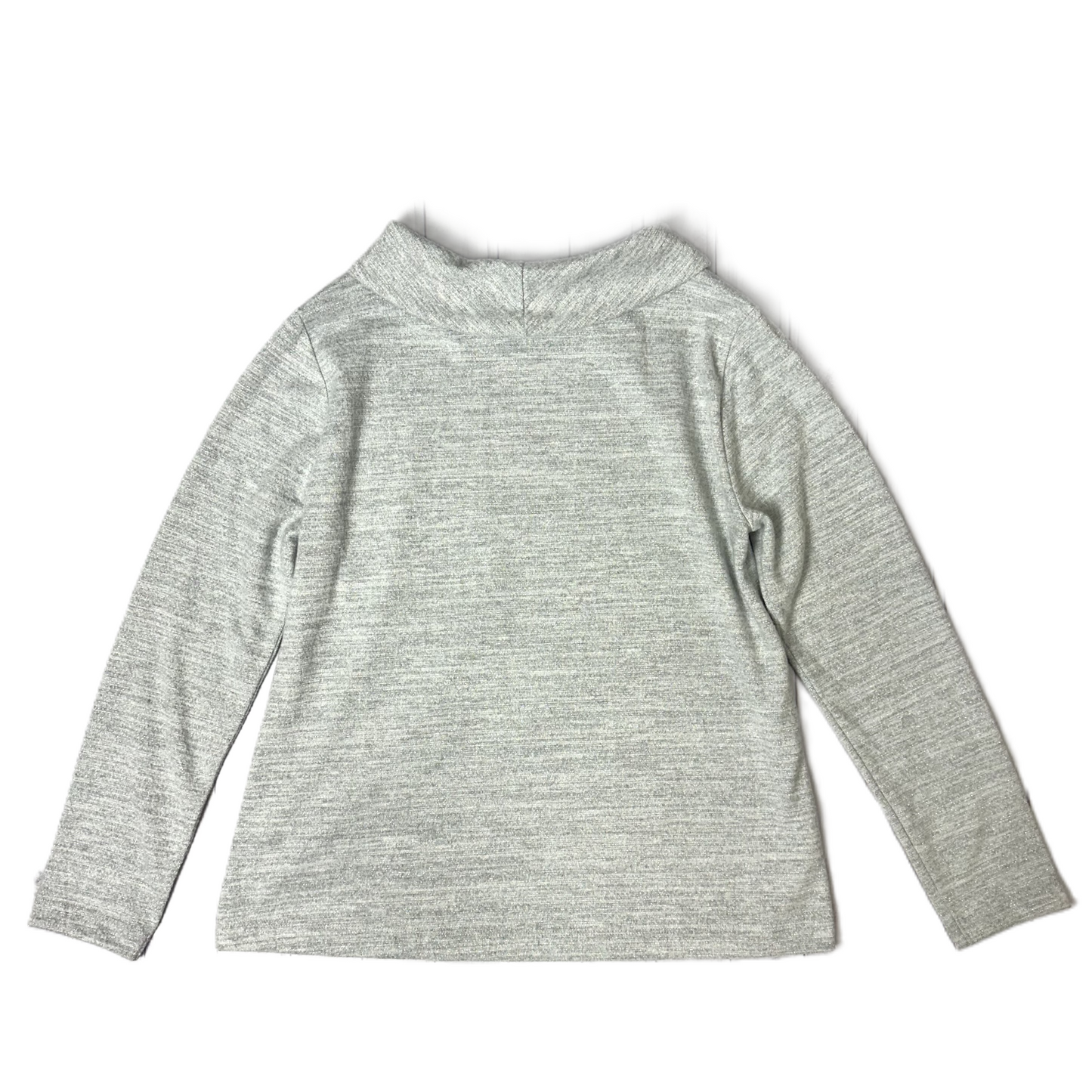 Top Long Sleeve By Ann Taylor In Grey, Size: L