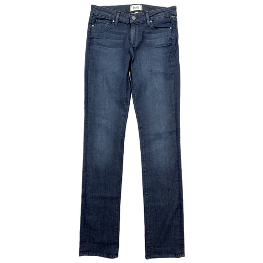 Jeans Straight By Paige In Blue Denim, Size: 6