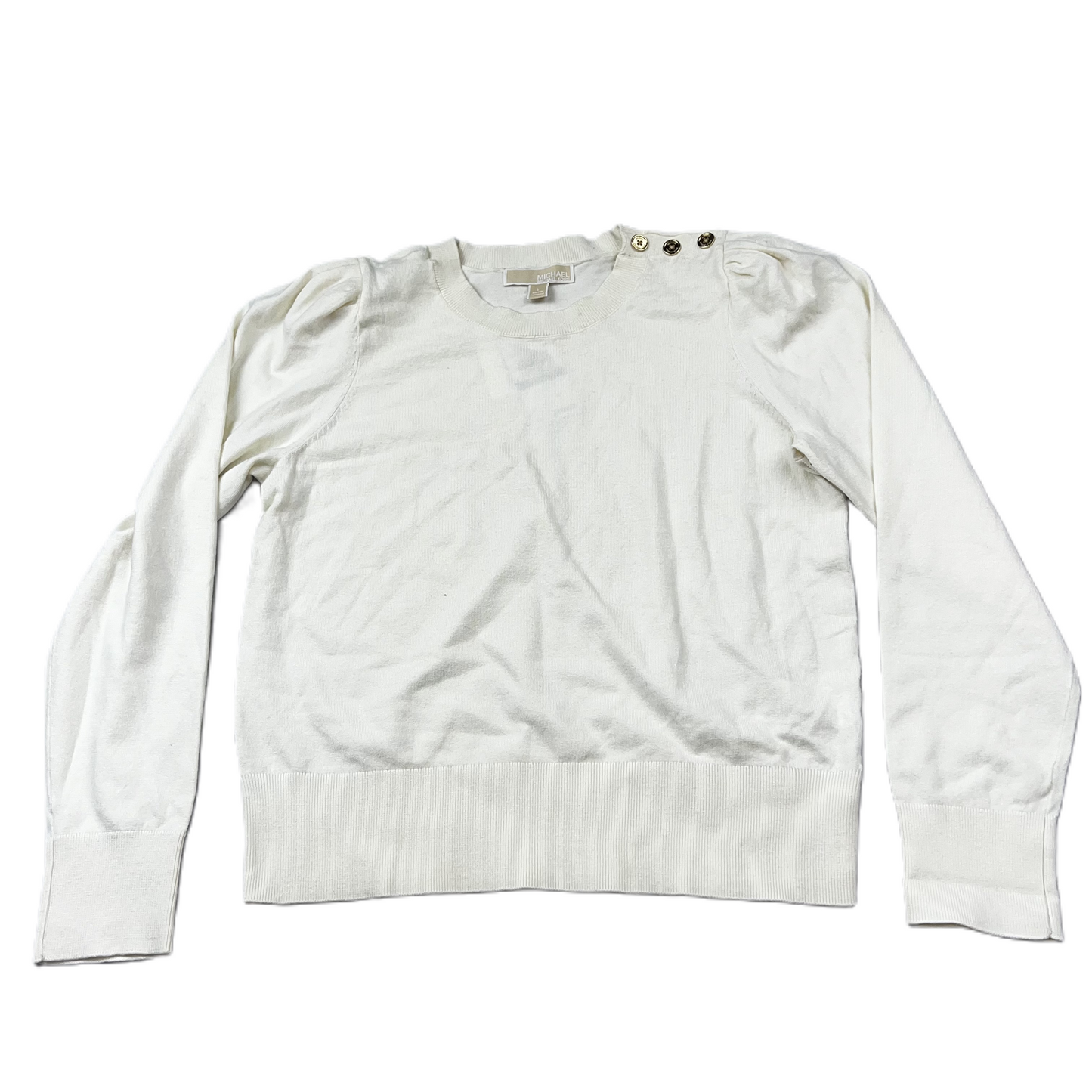 Sweater By Michael By Michael Kors In Cream, Size: L