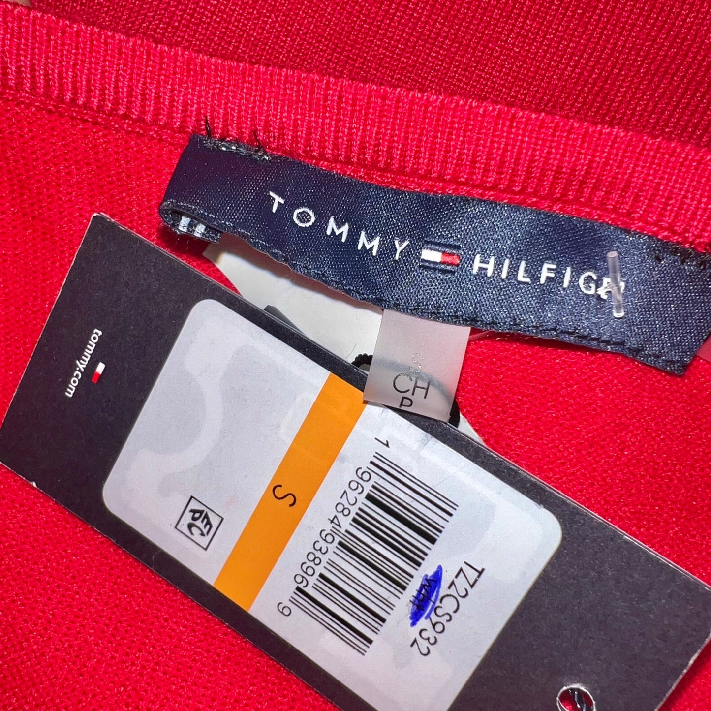 Sweater By Tommy Hilfiger In Red, Size: S