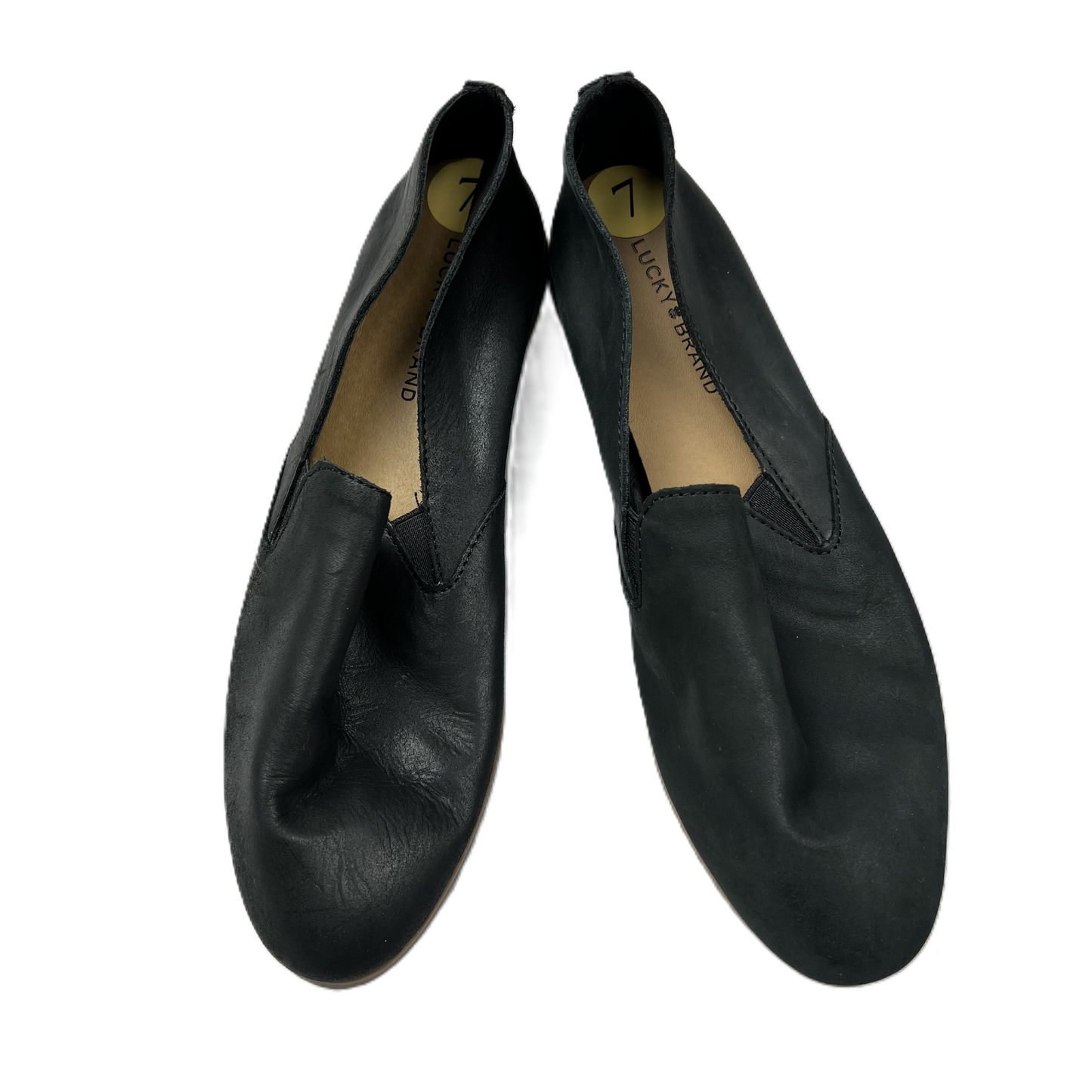 Black Shoes Flats By Lucky Brand, Size: 8