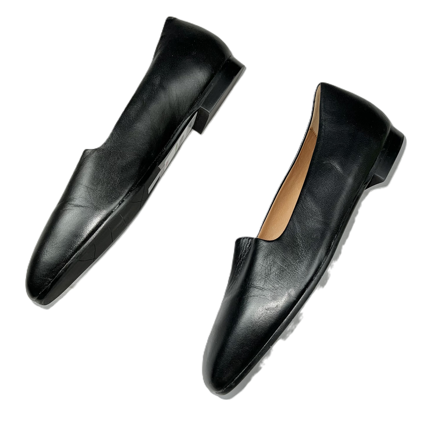 Black Shoes Flats By Aquatalia, Size: 8