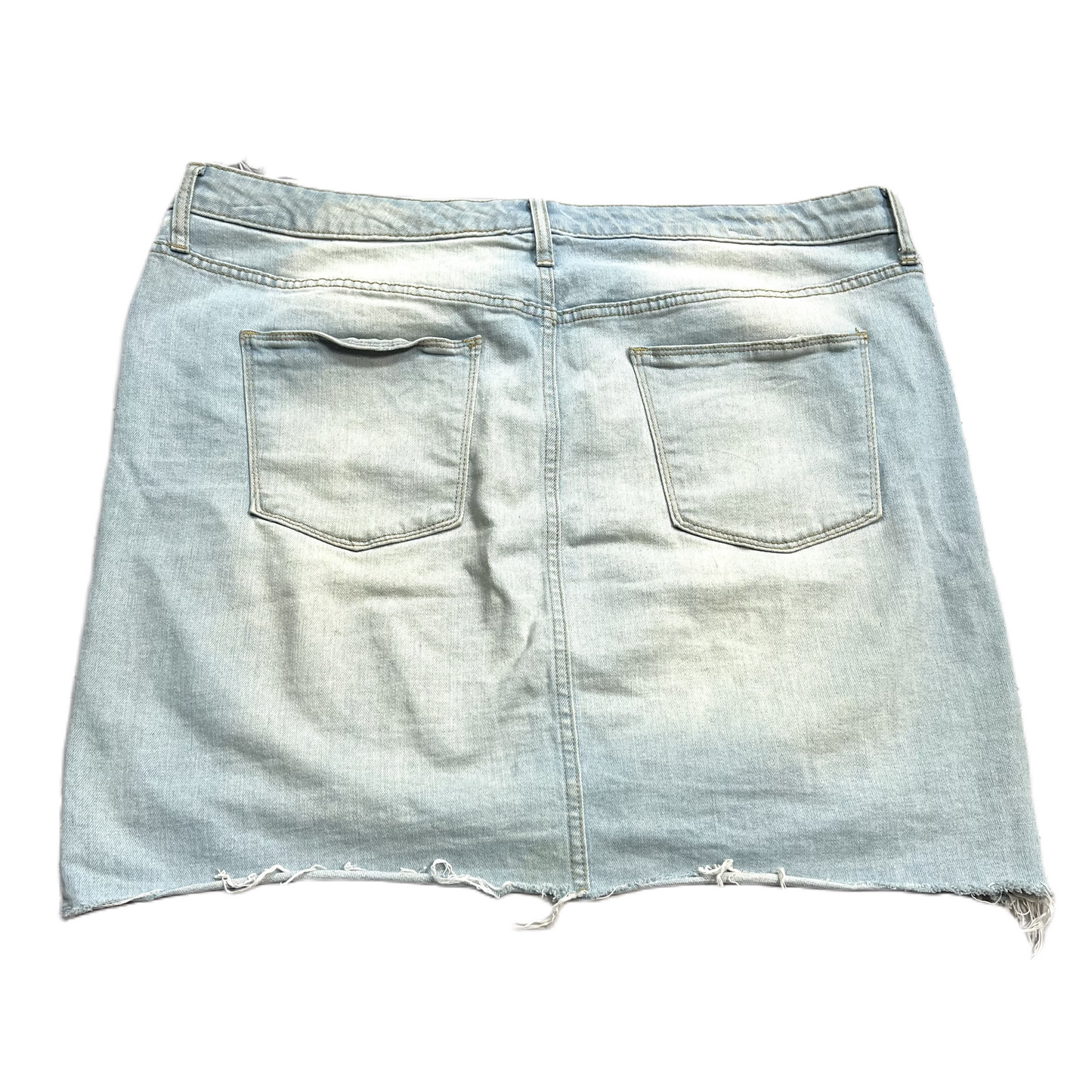 Skirt Mini & Short By Universal Thread In Blue Denim, Size: 18