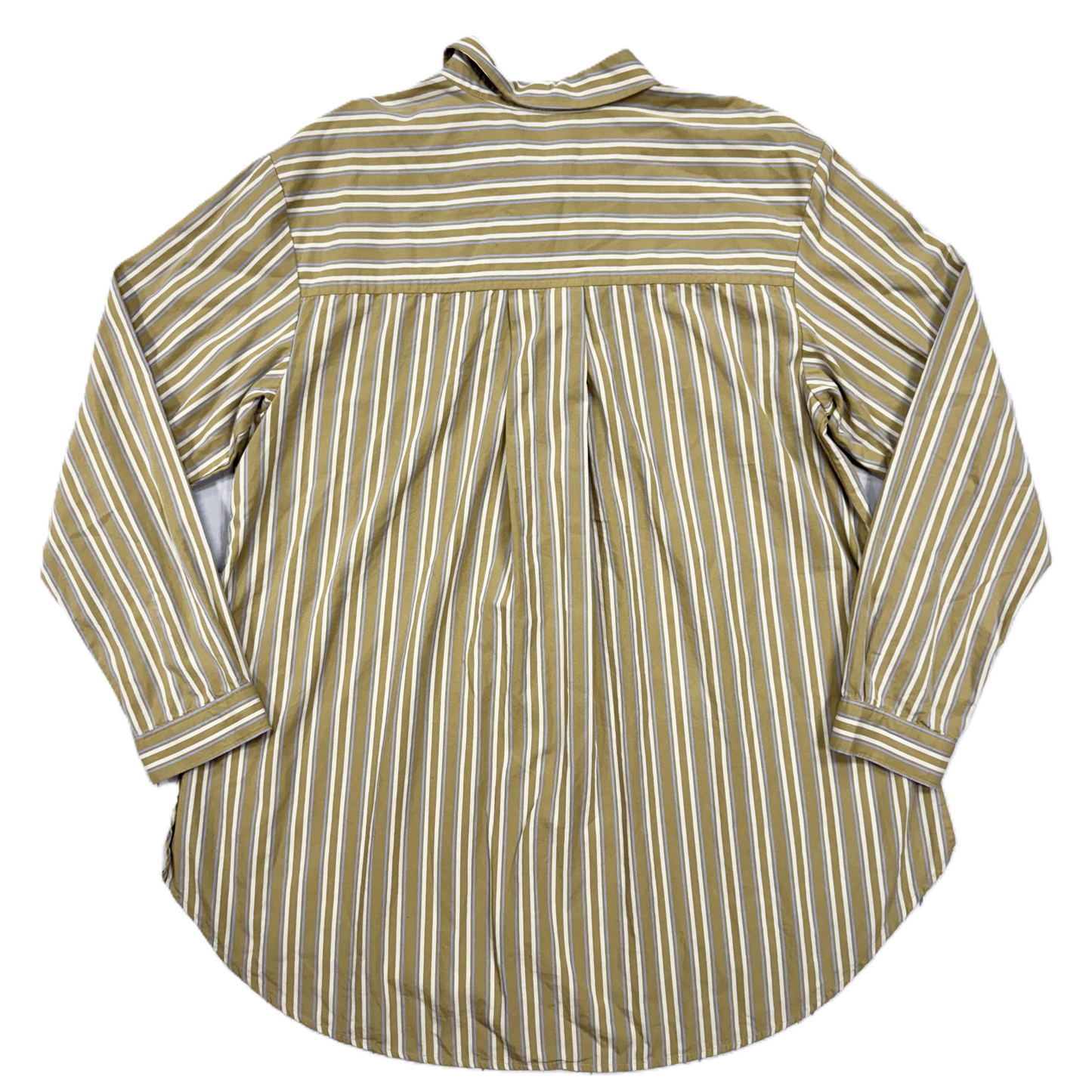 Tunic Long Sleeve By Anthropologie In Striped Pattern, Size: L