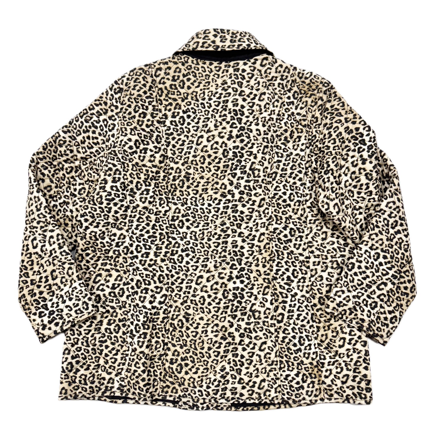 Jacket Puffer & Quilted By Chicos In Animal Print, Size: Xl