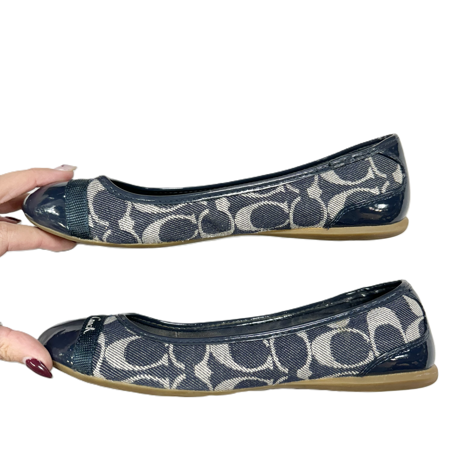 Shoes Designer By Coach In Navy, Size: 6.5