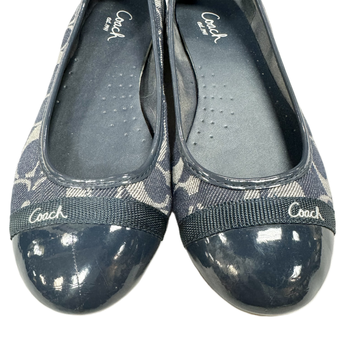 Shoes Designer By Coach In Navy, Size: 6.5