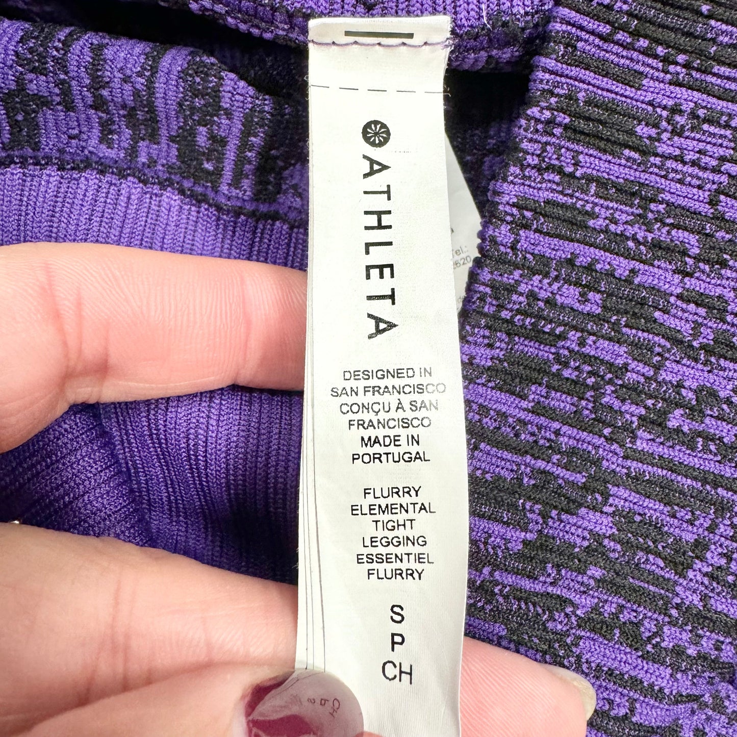 Athletic Leggings By Athleta In Purple, Size: S